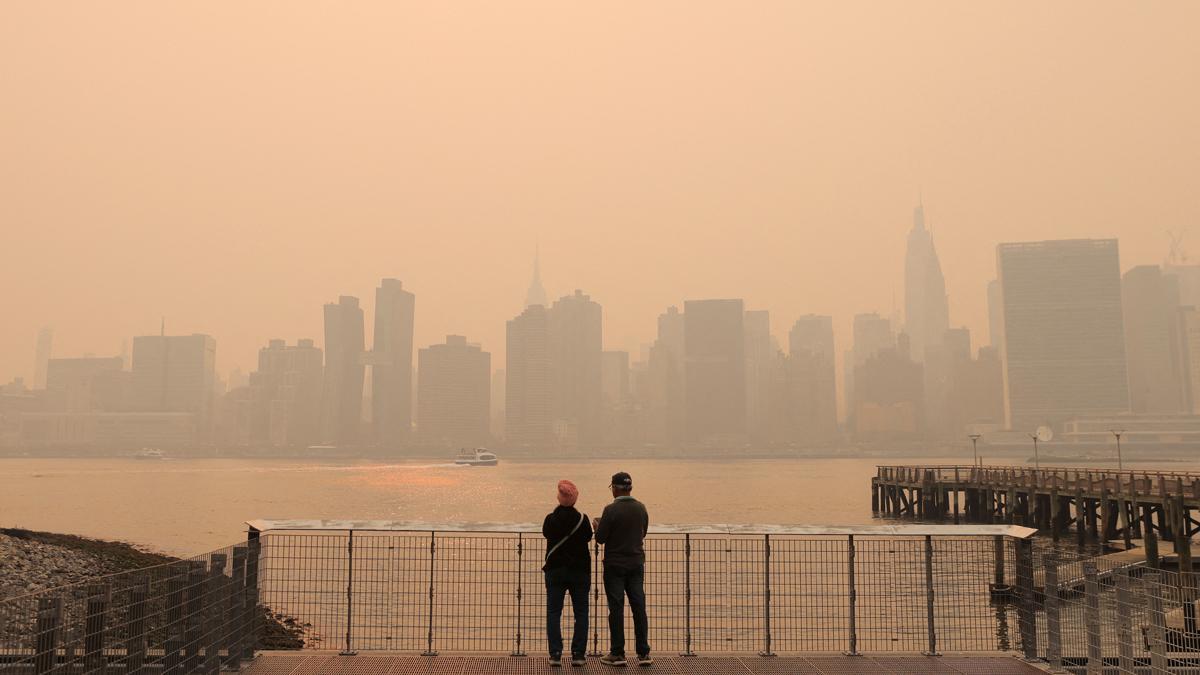 NEW YORK SMOKE |  Apocalyptic atmosphere in New York: smoke from 150 fires in Canada suffocates the United States