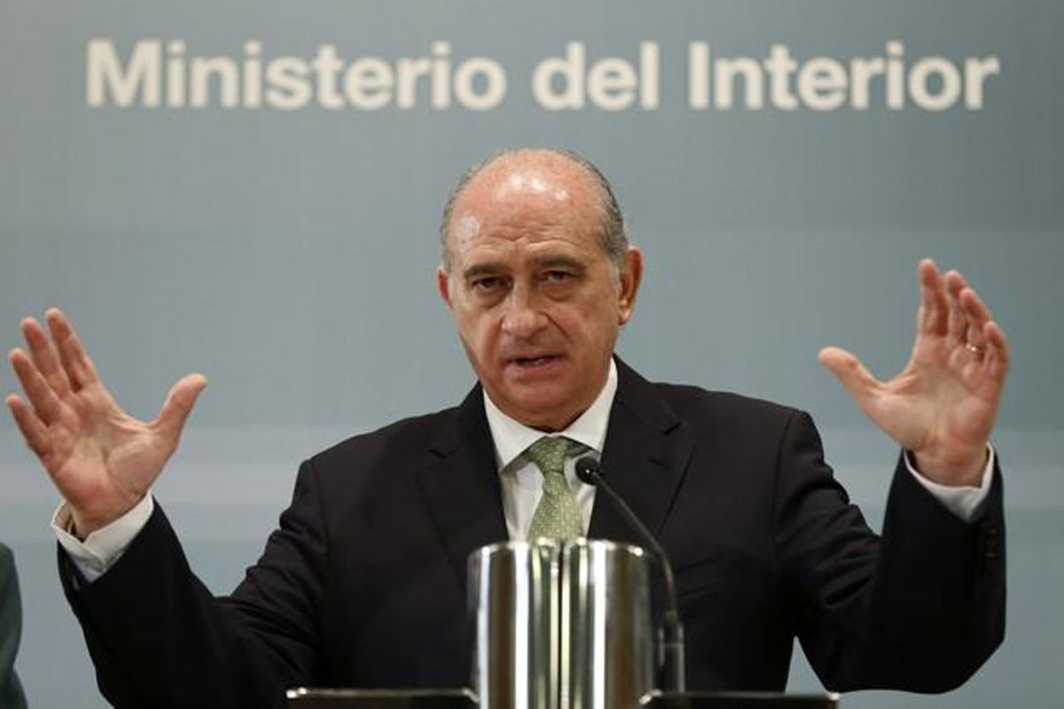 El ministro del Interior,Jorge Fernández Díaz,durante una rueda de prensa. El ministro del Interior,Jorge Fernández Díaz,durante una rueda de prensa.