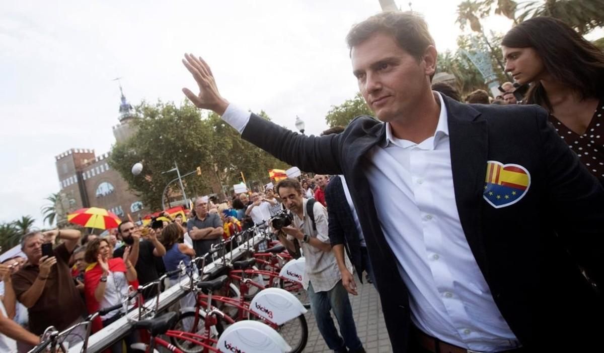 El líder de Ciudadanos, Albert Rivera. El líder de Ciudadanos, Albert Rivera.