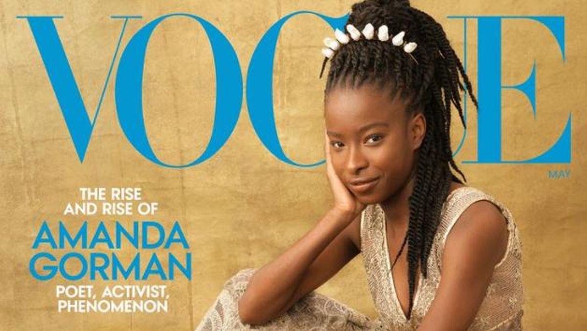 Amanda Gorman, portada de ’Vogue’ de mayo. Amanda Gorman, portada de ’Vogue’ de mayo.