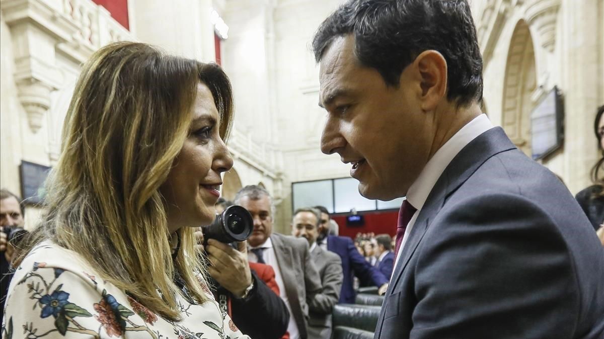 Moreno, elegit president de la Junta amb el recolzament "dels hereus del franquisme" Moreno, elegit president de la Junta amb el recolzament "dels hereus del franquisme"