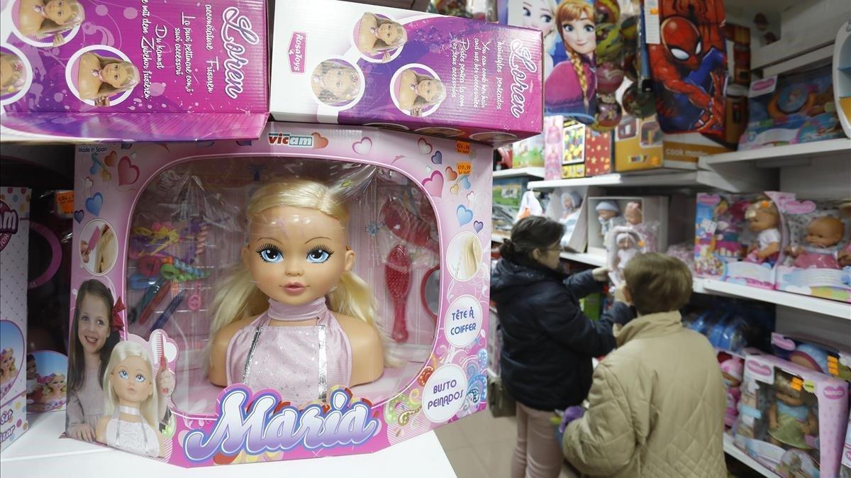 Ejemplo de un juguete que se comercializa especialmente para niñas.