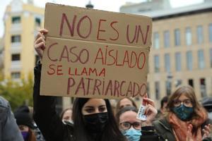 Manifestación feminista en Madrid. 