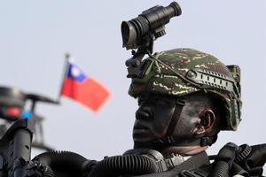 Un miembro de las Fuerzas Especiales de Taiwán.