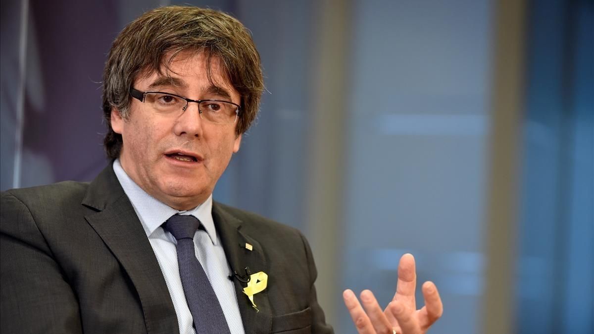 Carles Puigdemont, el pasado 23 de diciembre Carles Puigdemont, el pasado 23 de diciembre