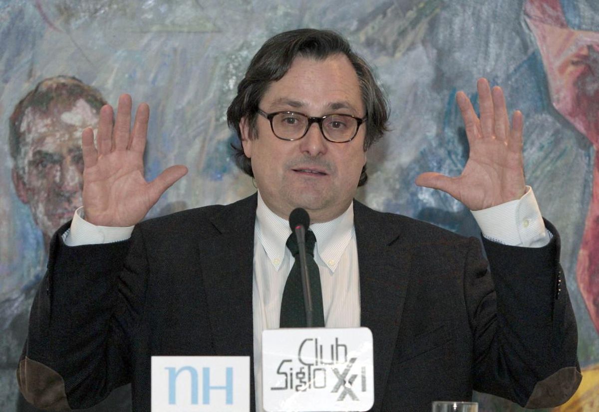 El director del diario ’La Razón’, Francisco Marhuenda, en un acto en Madrid, en el 2013. El director del diario ’La Razón’, Francisco Marhuenda, en un acto en Madrid, en el 2013.