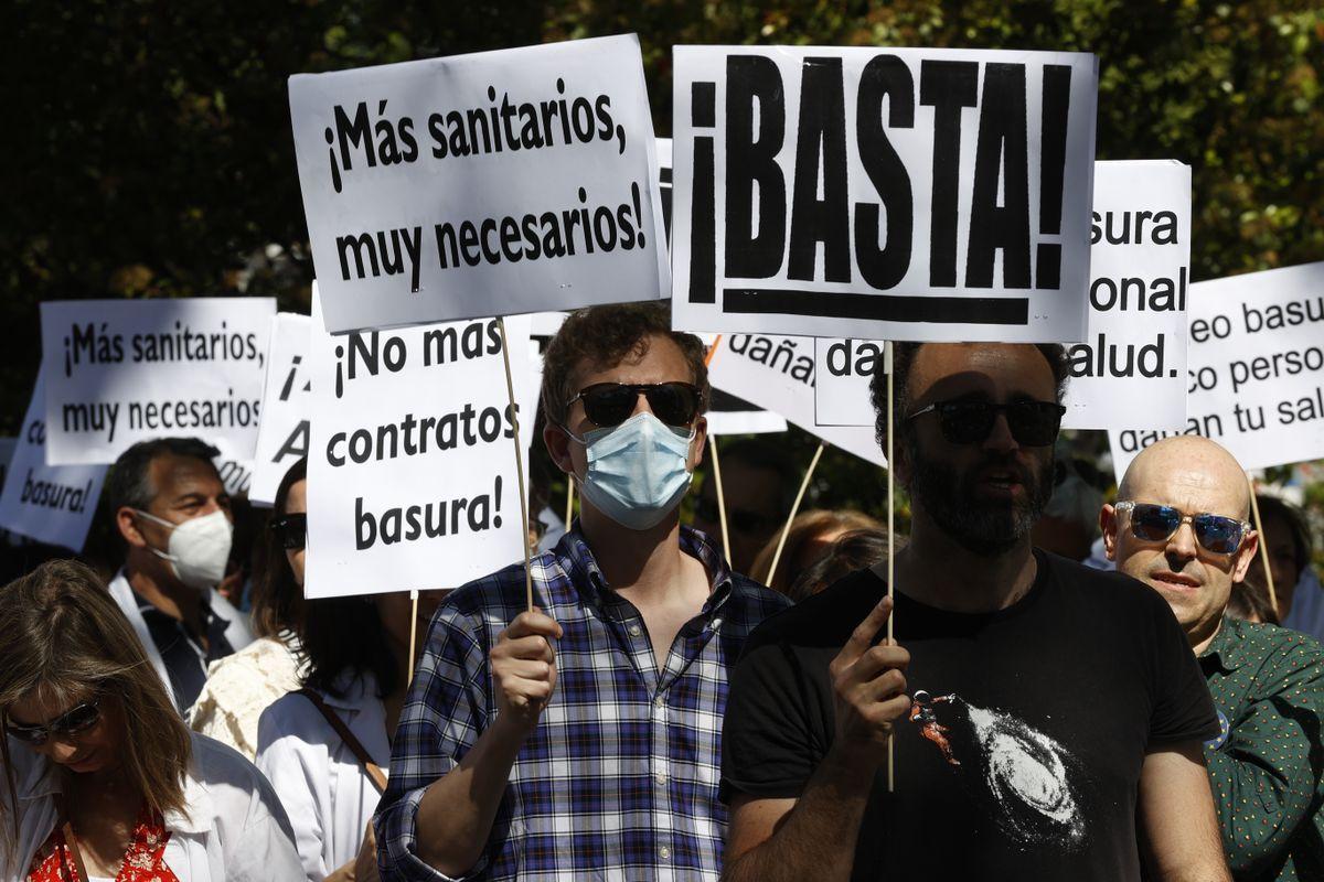Tercer día de huelga de los médicos de Madrid: "Nunca se debería haber llegado a esta situación"