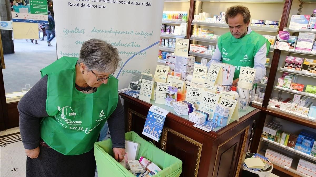 Recogida solidaria de medicamentos para el Banc Farmacèutic en el año 2017. Recogida solidaria de medicamentos para el Banc Farmacèutic en el año 2017.