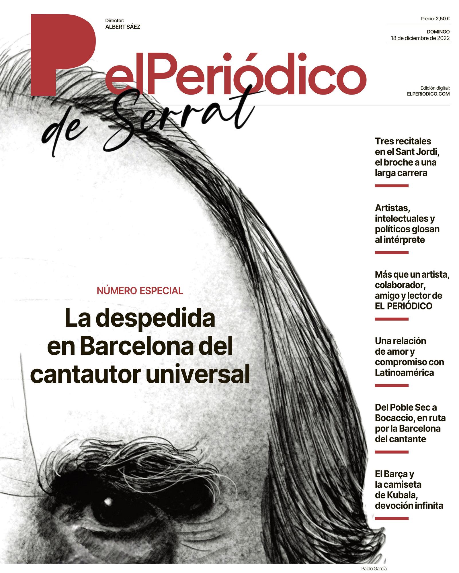 La Portada De EL PERIÓDICO Del 18 De Diciembre De 2022