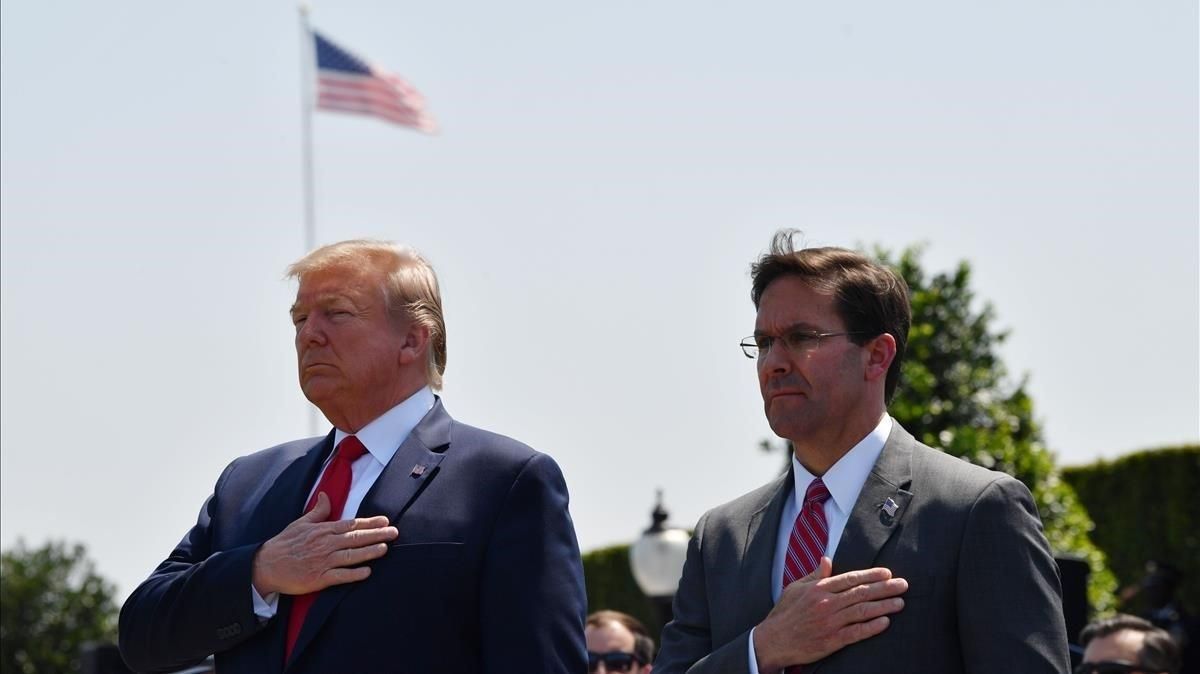 Donald Trump y Mark Espert. Donald Trump y Mark Espert.