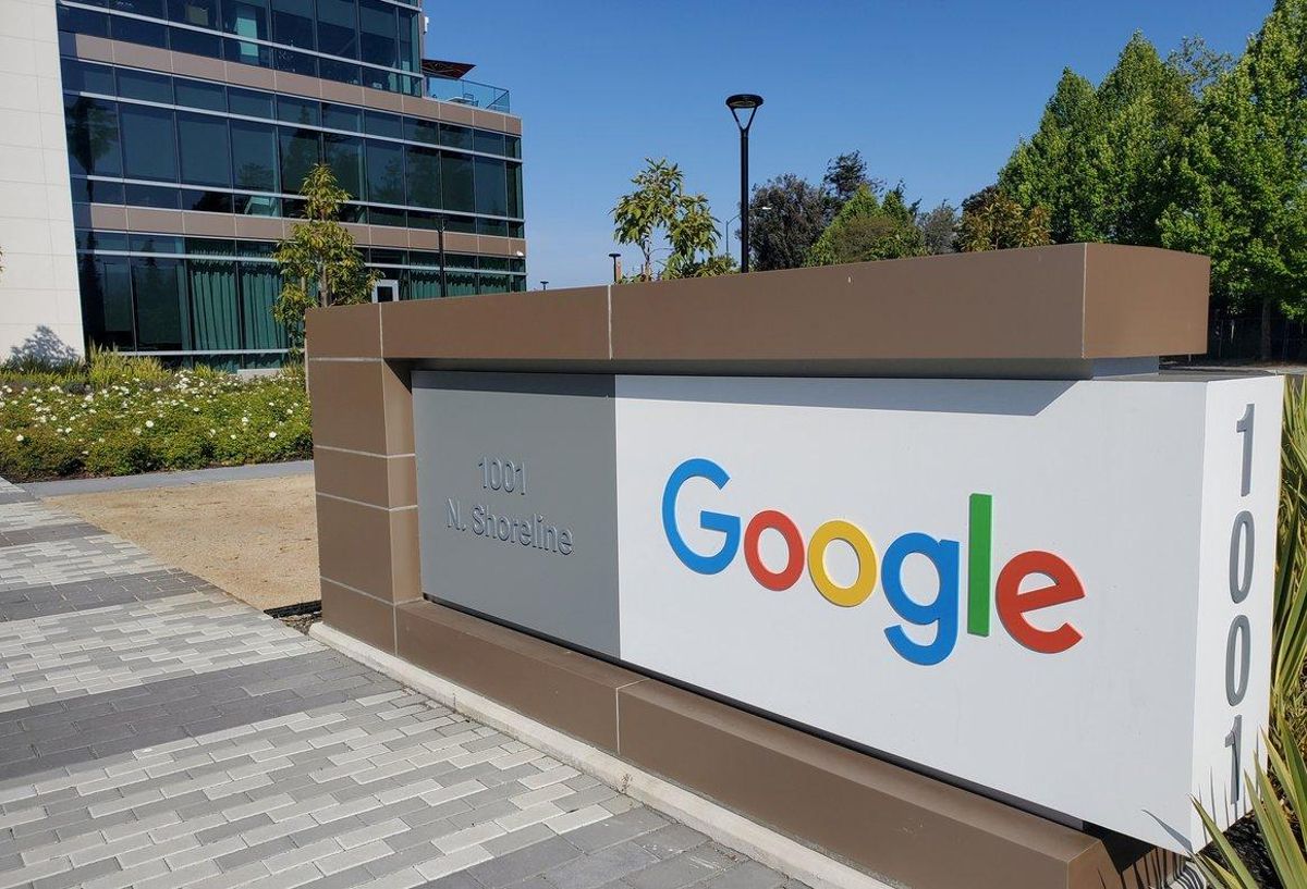El centro logístico de Google en Mountain View, California. El centro logístico de Google en Mountain View, California.