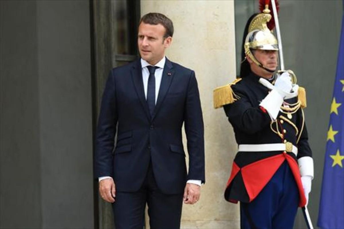 Emmanuel Macron. Emmanuel Macron.