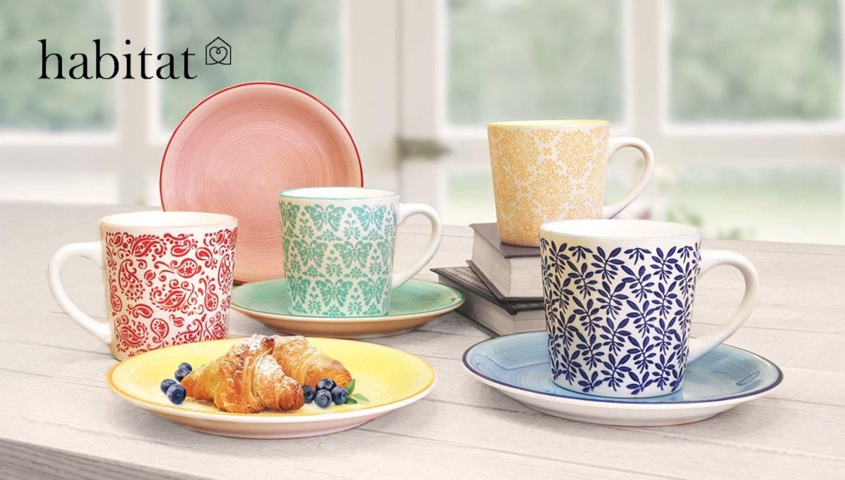 Tasses i plats d'esmorzar HABITAT Tasses i plats d'esmorzar HABITAT