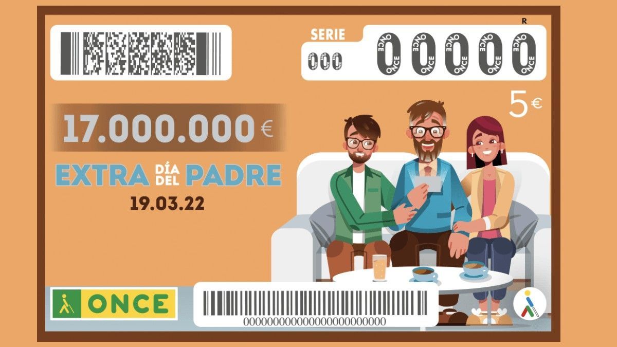 Sorteo ONCE Día del Padre 2022 cupón ganador y resultados