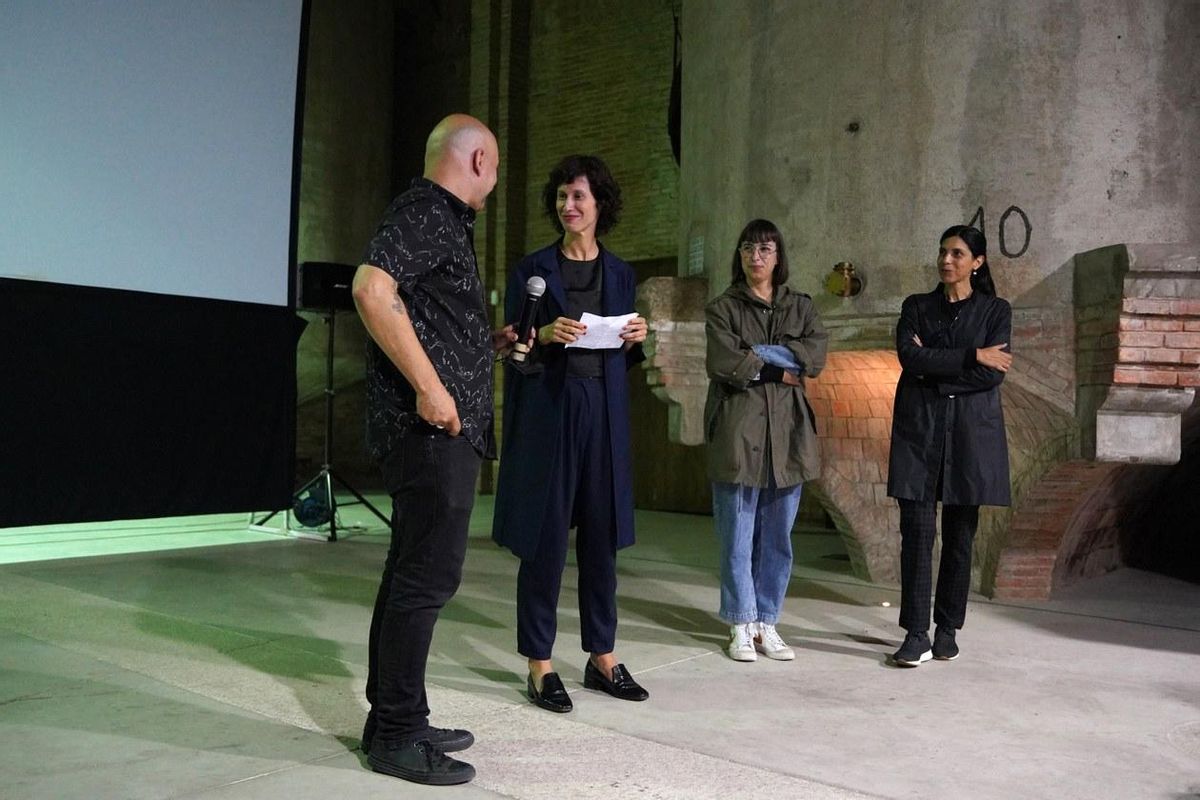 Momento en el que se dio a conocer el veredicto del Premio Screen Momento en el que se dio a conocer el veredicto del Premio Screen