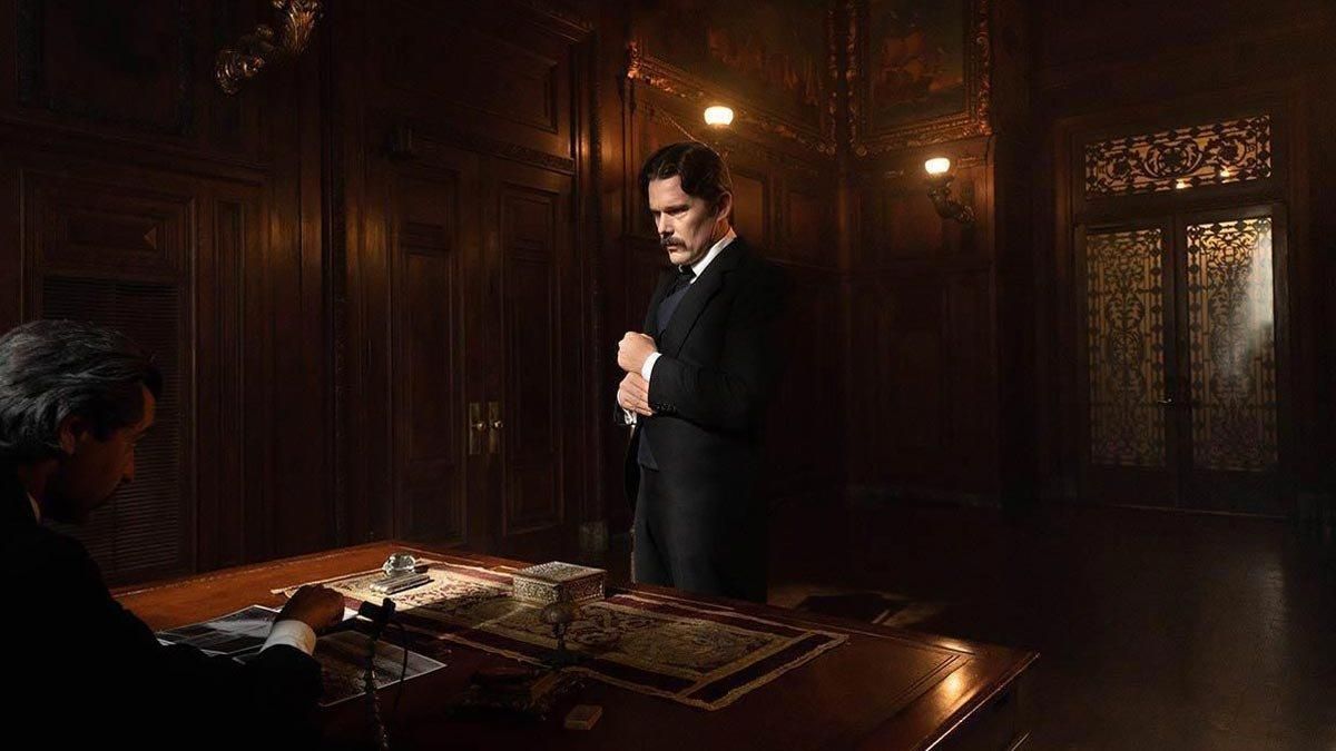 Ethan Hawke, como Nikola Tesla, en ’Tesla’. Ethan Hawke, como Nikola Tesla, en ’Tesla’.