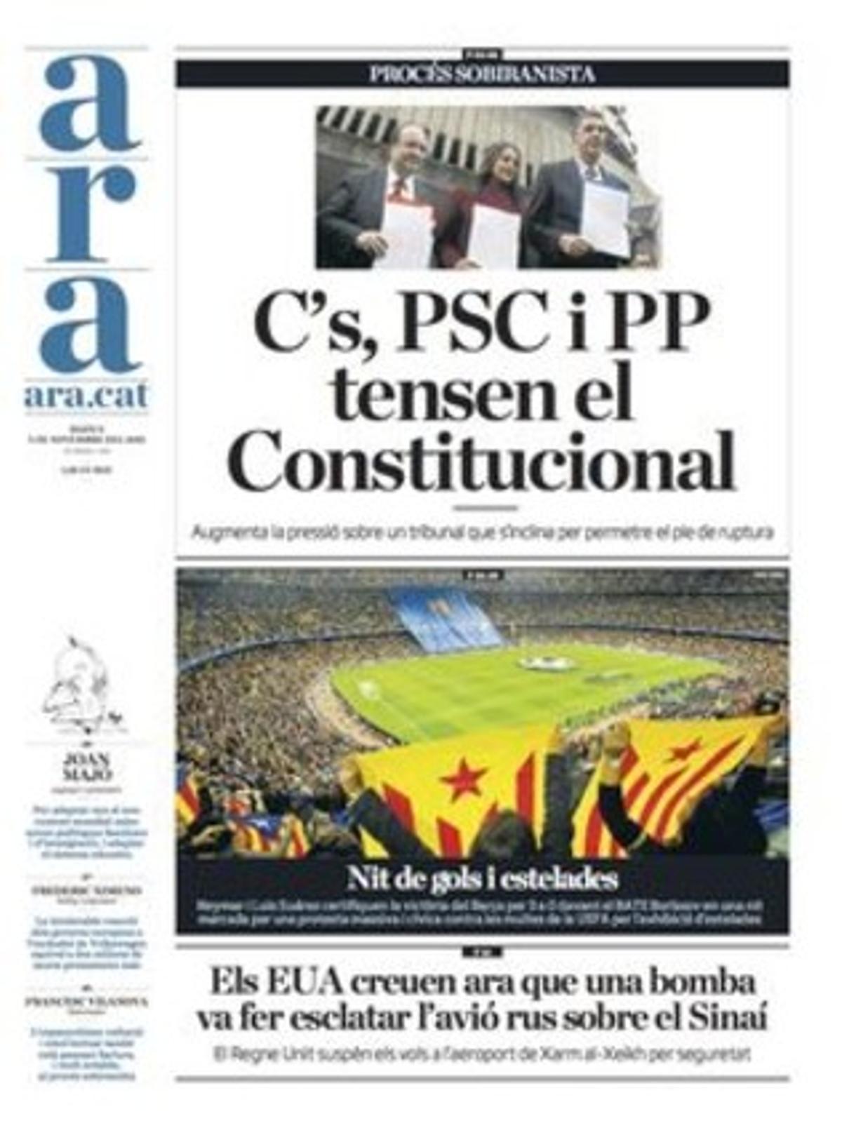 El Tc No Prohibira Debate Independentista La Caverna Pide Mano Dura