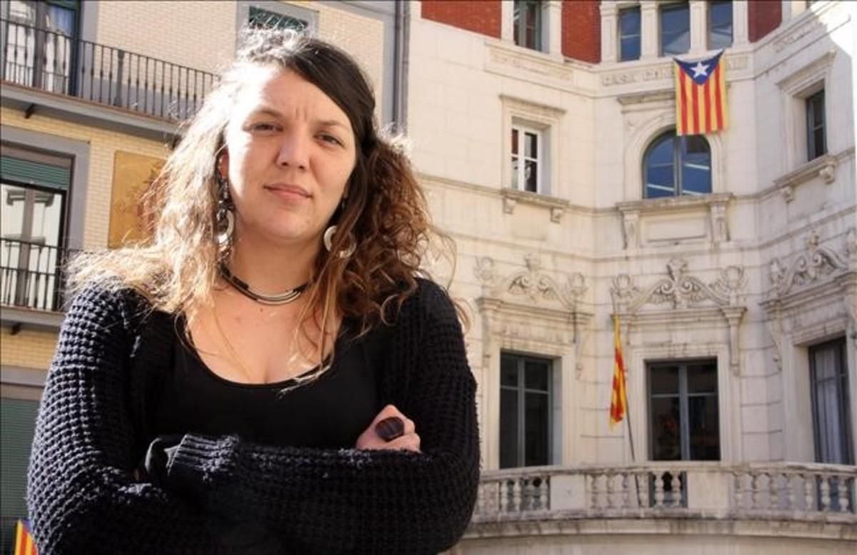 La alcaldesa de Berga, Montserrat Venturós. La alcaldesa de Berga, Montserrat Venturós.