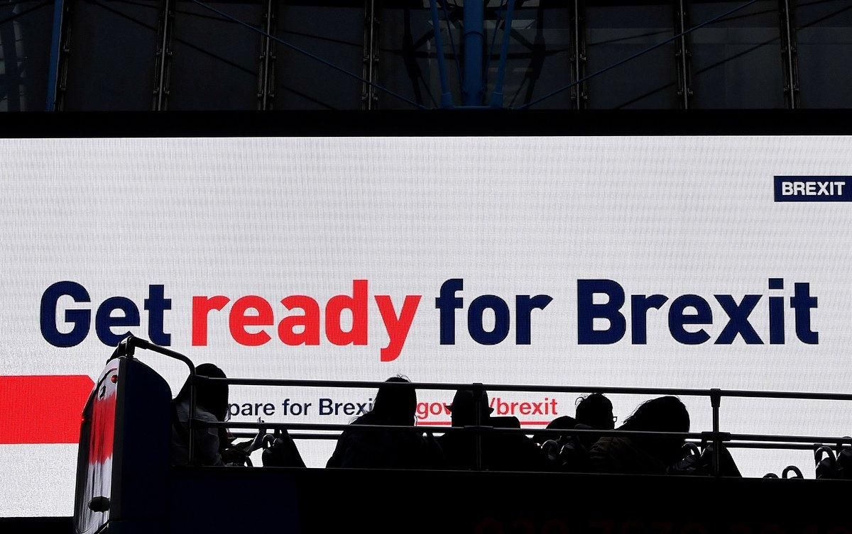 Campaña del Gobierno británico para instar a prepararse para el ’brexit’ en Londres el pasado septiembre. Campaña del Gobierno británico para instar a prepararse para el ’brexit’ en Londres el pasado septiembre.