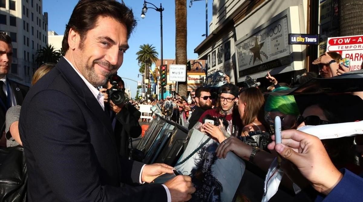 Javier Bardem, en la presentación de ’Piratas del Caribe: La venganza de Salazar’ en Hollywod, el pasado 18 de mayo. Javier Bardem, en la presentación de ’Piratas del Caribe: La venganza de Salazar’ en Hollywod, el pasado 18 de mayo.