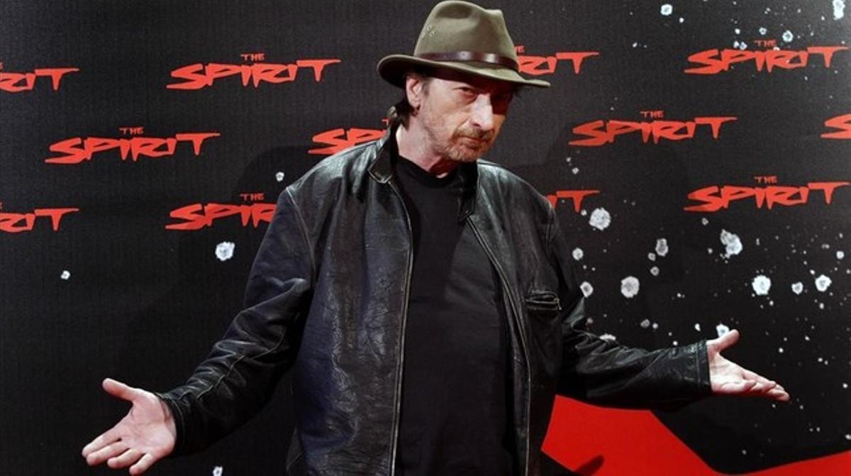Frank Miller, invitado estrella en el próximo Salón del Cómic de Barcelona, durante una visita a Madrid en el 2008 por el estreno de ’Spirit’.