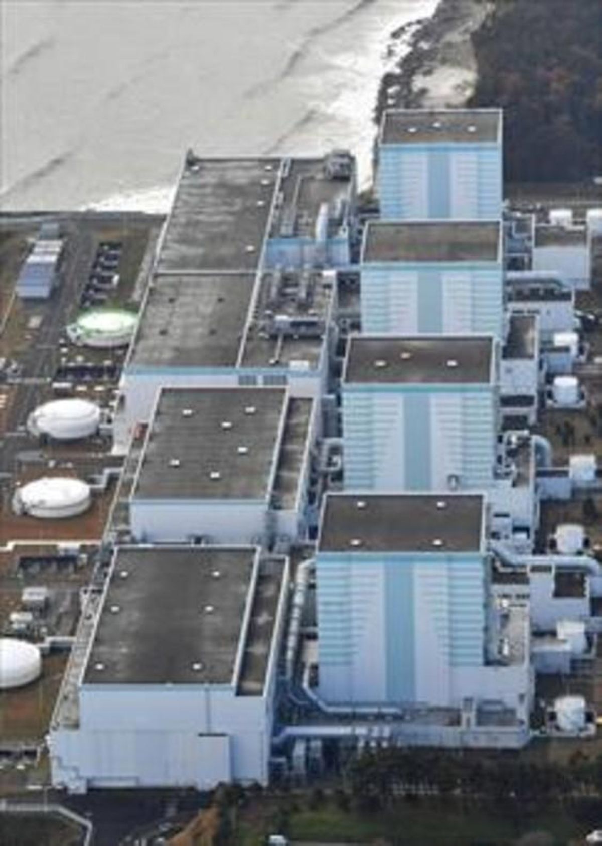 Vista aérea de la nuclear de Fukushima, en una imagen de archivo. Vista aérea de la nuclear de Fukushima, en una imagen de archivo.
