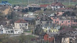 Imágenes a vista de dron muestran la total destrucción de Mariúpol.