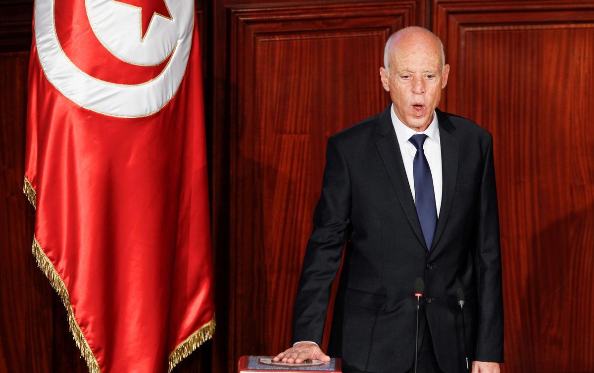 El presidente de Túnez, Kais Saied.