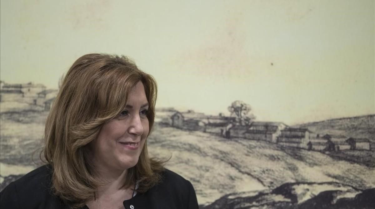 La presidenta de la Junta de Andalucía, Susana Díaz, en un acto oficial en Castilblanco de los Arroyos (Sevilla). La presidenta de la Junta de Andalucía, Susana Díaz, en un acto oficial en Castilblanco de los Arroyos (Sevilla).