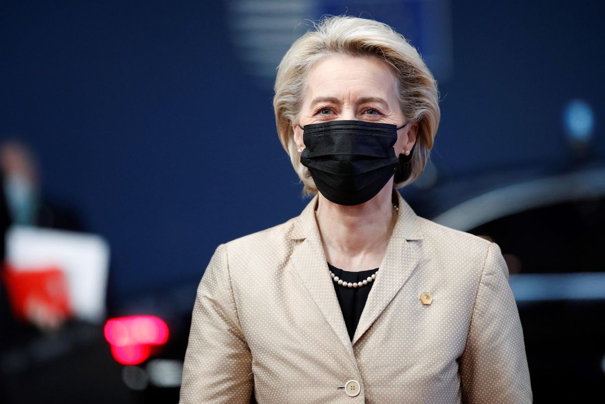La presidenta de la Comisión Europea, Ursula von der Leyen, hoy en la cumbre de Bruselas. La presidenta de la Comisión Europea, Ursula von der Leyen, hoy en la cumbre de Bruselas.