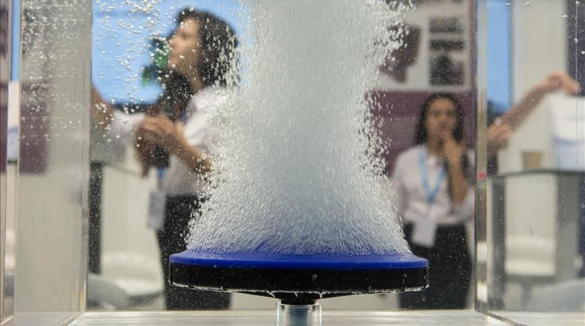 Una de las demostraciones del salón Iwater, clausurado ayer. Una de las demostraciones del salón Iwater, clausurado ayer.