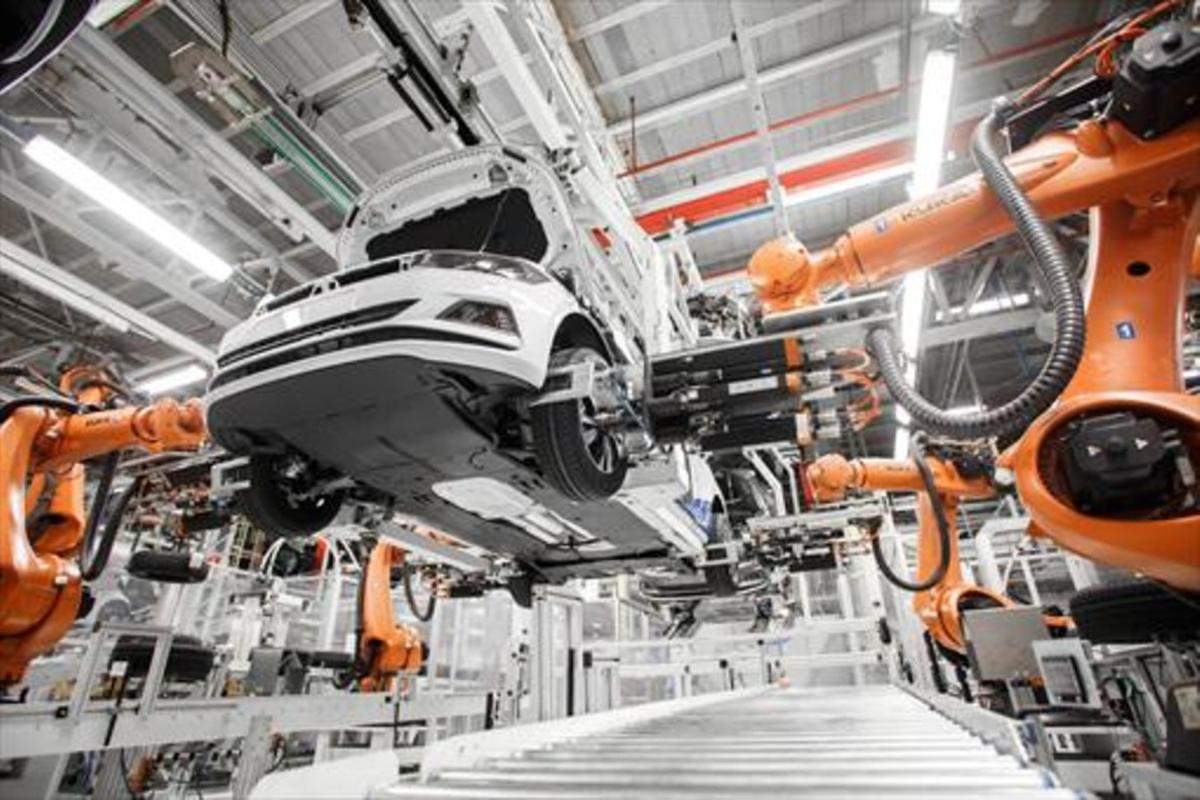 FACTORIAS MODÉLICAS. La planta de Volkswagen en Landaben es una de las más eficientes del grupo alemán.