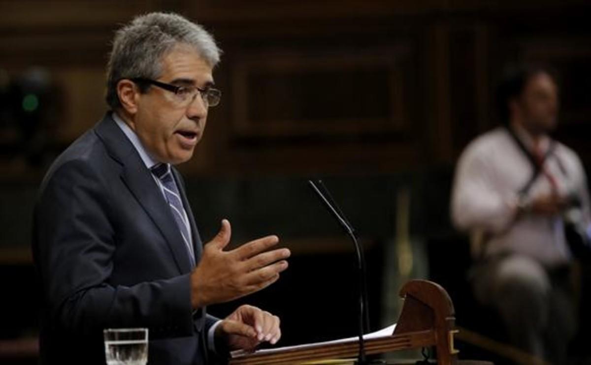 Francesc Homs, en el Parlament. Francesc Homs, en el Parlament.