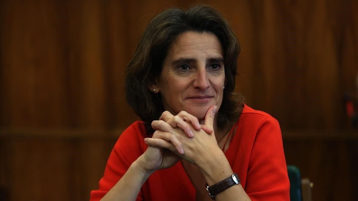 La ministra para la Transición Ecológica, Teresa Ribera. La ministra para la Transición Ecológica, Teresa Ribera.