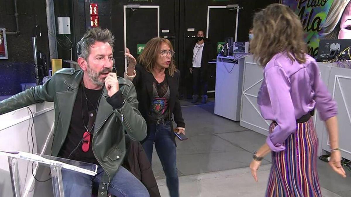 María Patiño abandona el plató de ’Sálvame’ María Patiño abandona el plató de ’Sálvame’