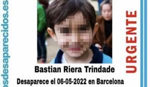 Un mes sin noticias de Bastian, el niño de 5 años desaparecido en Barcelona