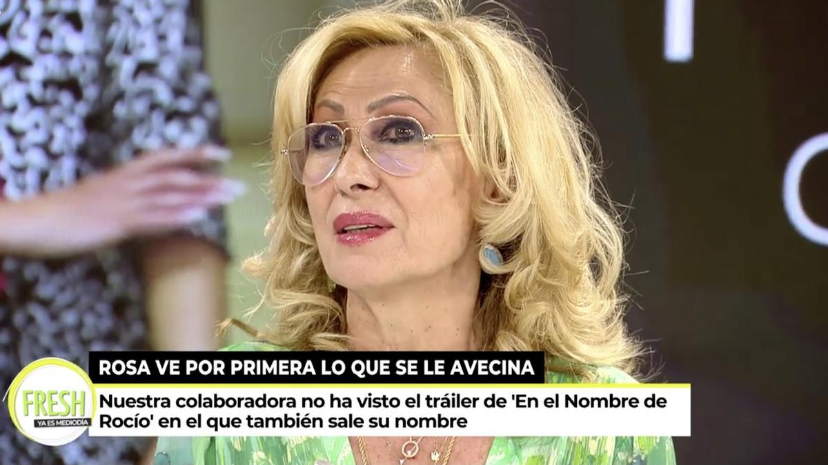 Rosa Benito, alarmada por la nueva temporada de 'Rocío': "Me pregunto si será un maltrato a la familia"