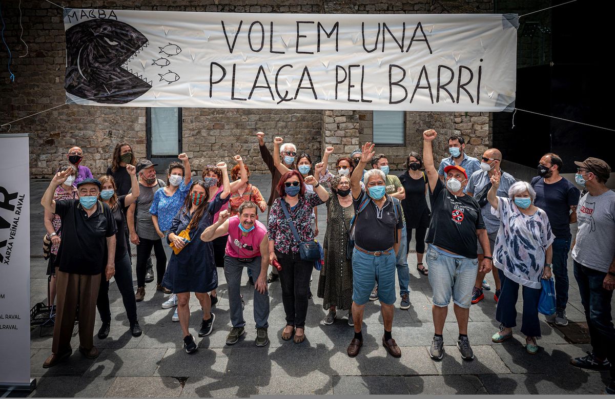 La Red Vecinal de Raval denuncia la ampliación del Macba La Red Vecinal de Raval denuncia la ampliación del Macba