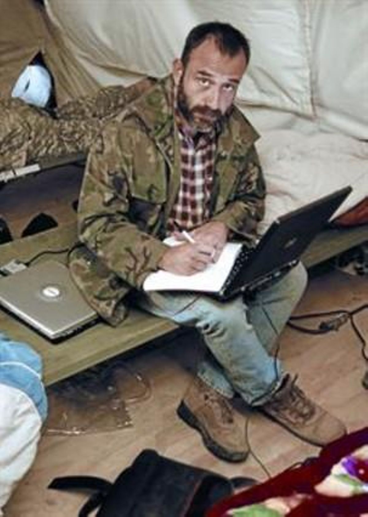 Marc Marginedas, en Afganistán, en diciembre del 2006. Marc Marginedas, en Afganistán, en diciembre del 2006.