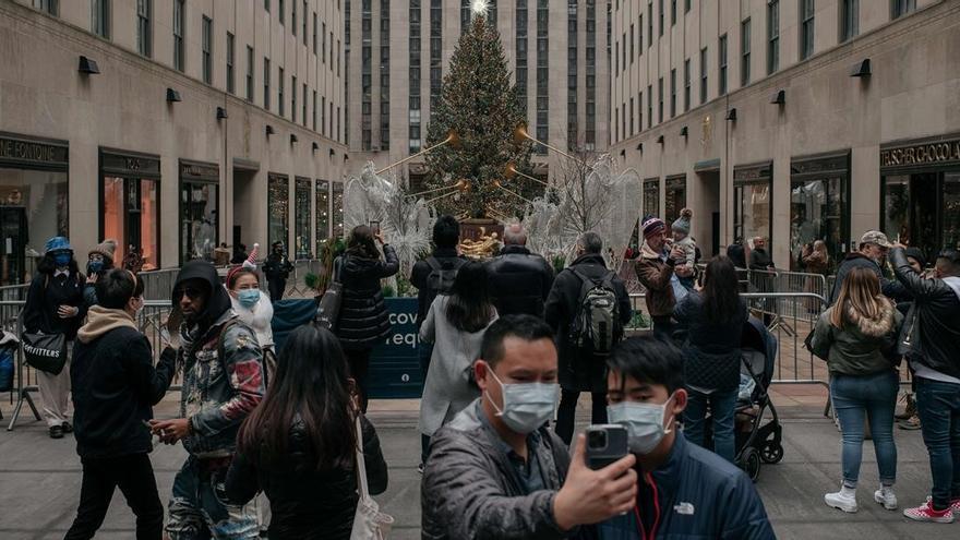 New York, Christmas with time and pause