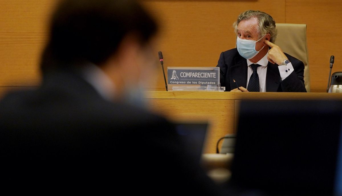 Ignacio López durante su comparecencia en la comisión de investigación del caso Kitchen, en el Congreso de los Diputados. Ignacio López durante su comparecencia en la comisión de investigación del caso Kitchen, en el Congreso de los Diputados.