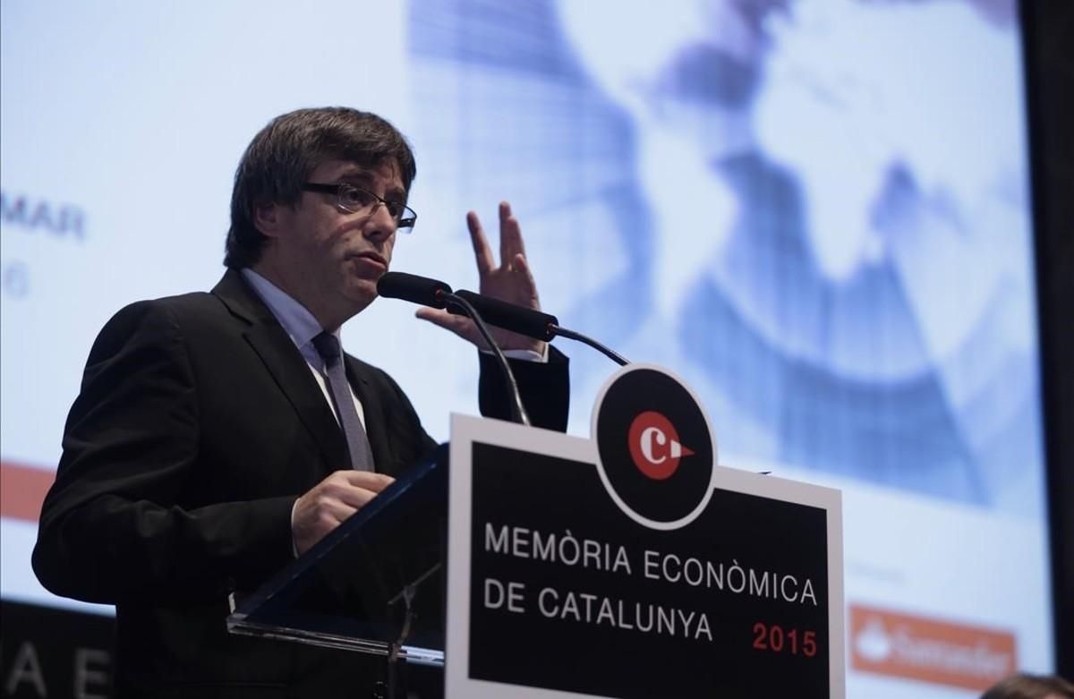 El ’president’ Carles Puigdemont. El ’president’ Carles Puigdemont.