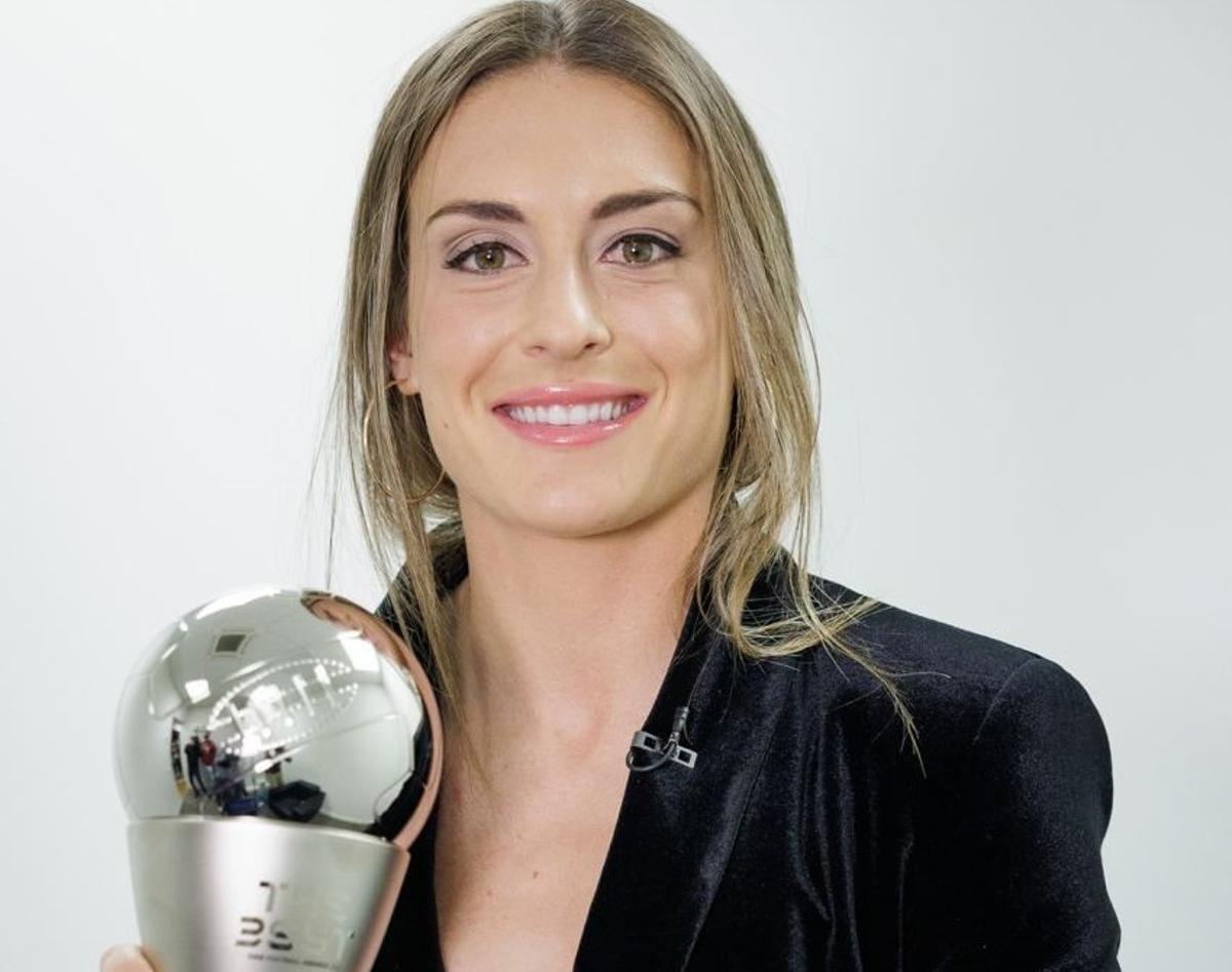 Alexia, con el premio ’The Best’ de la FIFA.