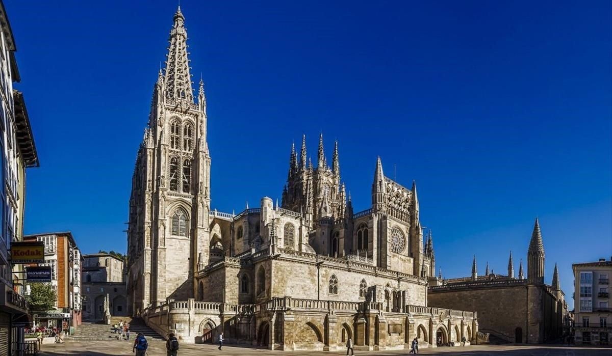 La catedral de Burgos. La catedral de Burgos.