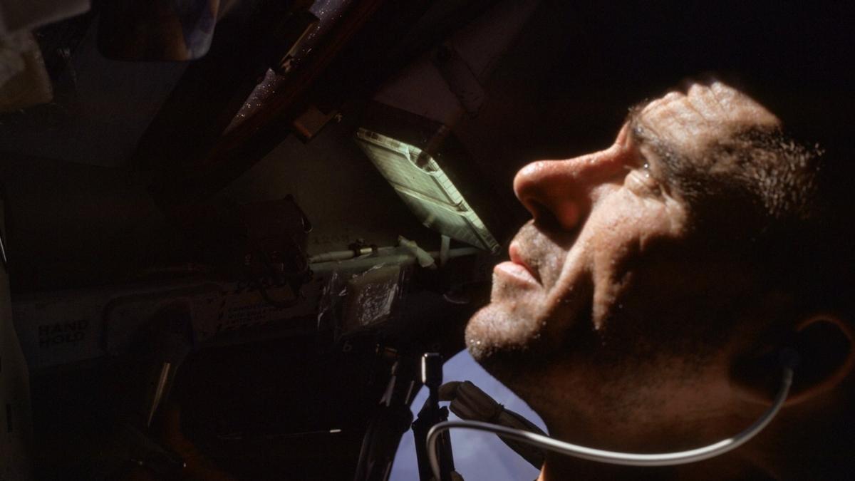 El astronauta Walter Cunningham, del Apolo 7. El astronauta Walter Cunningham, del Apolo 7.