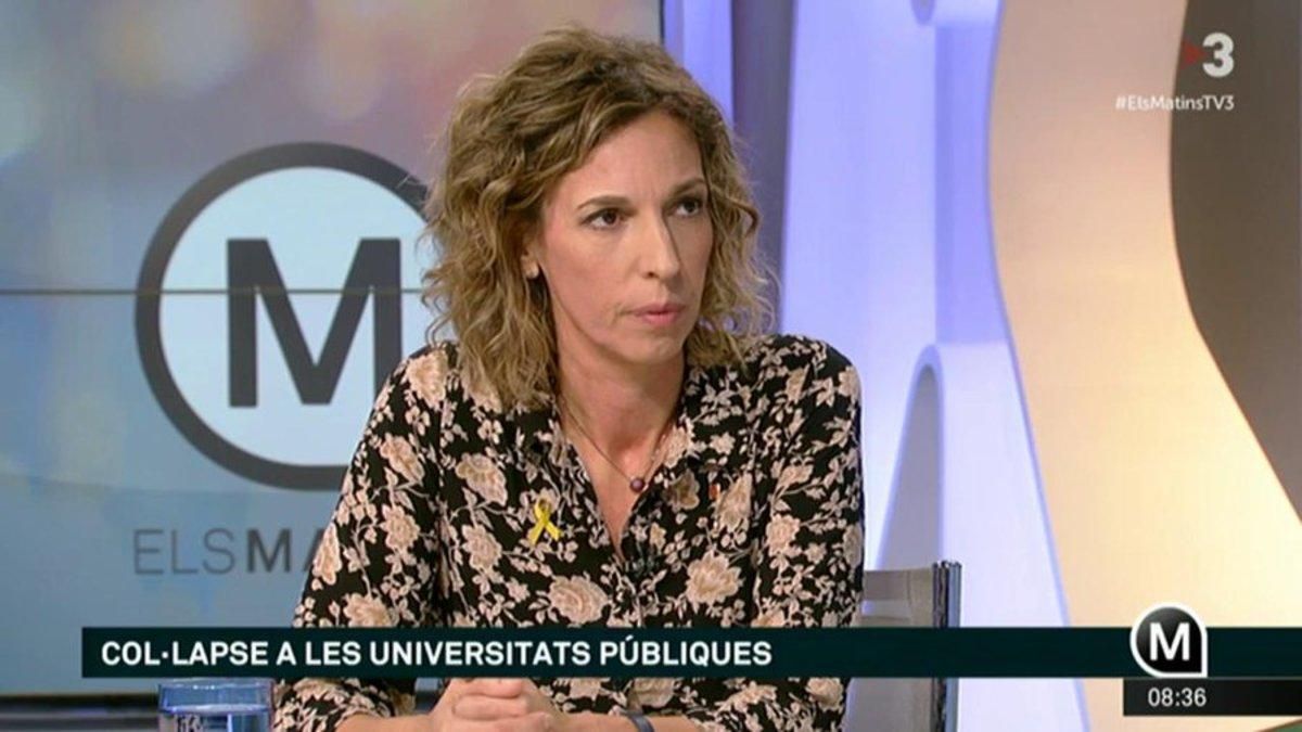 La ’consellera’ Chacón, en ’Els Matins’. La ’consellera’ Chacón, en ’Els Matins’.