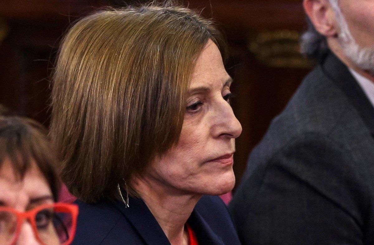 Carme Forcadell, expresidenta del Parlament. Carme Forcadell, expresidenta del Parlament.