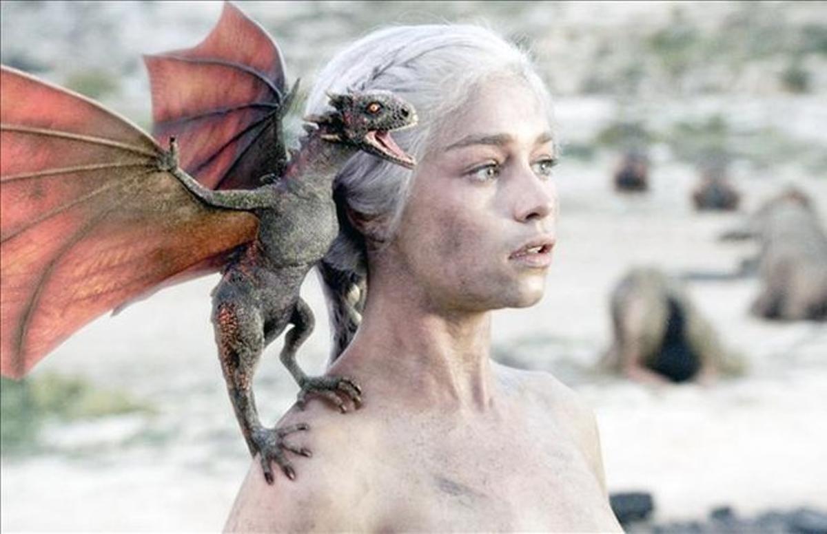 L’actriu Emilia Clarke, en el paper de Daenerys Targaryen, en una imatge de ’Juego de tronos’.