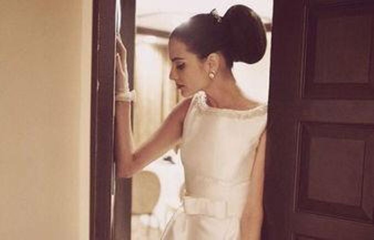 Natalia Jiménez, vestida de novia. Natalia Jiménez, vestida de novia.