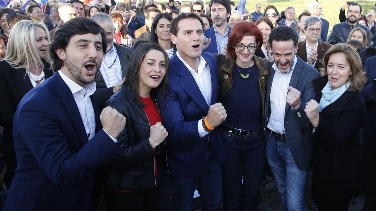 Inés Arrimadas y Albert Rivera. Inés Arrimadas y Albert Rivera.